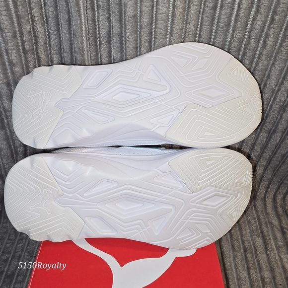 Puma Softride Sophia S0 Script white-bay-gulf stream Slip-on Women's Size 6.5 - Picture 4 of 11